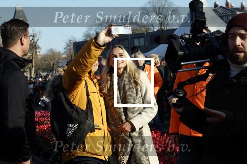 Amsterdam 21 januari 2023
Irene Schouten doopt een tulp op het museumplein.
