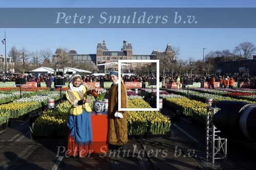 Amsterdam 21 januari 2023
Irene Schouten doopt een tulp op het museumplein.