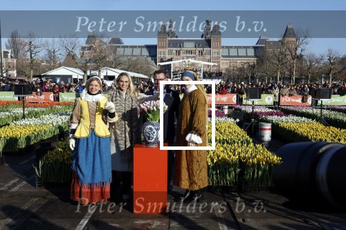 Amsterdam 21 januari 2023
Irene Schouten doopt een tulp op het museumplein.
