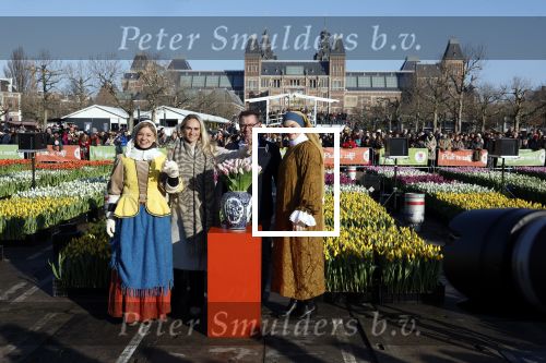 Amsterdam 21 januari 2023
Irene Schouten doopt een tulp op het museumplein.