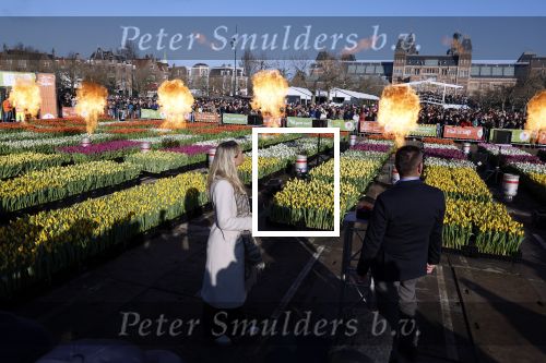 Amsterdam 21 januari 2023
Irene Schouten doopt een tulp op het museumplein.
