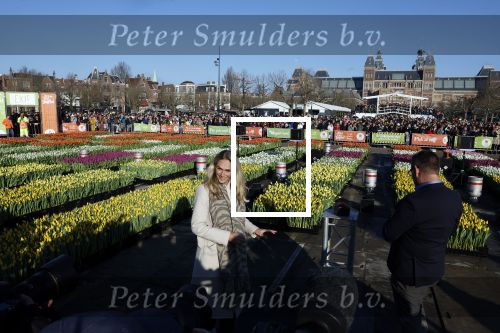 Amsterdam 21 januari 2023
Irene Schouten doopt een tulp op het museumplein.