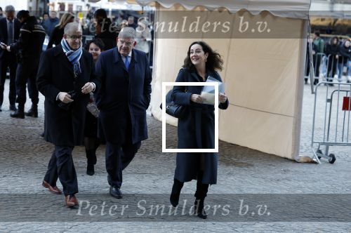 Amsterdam 17 januari 2023
Nieuwjaarsreceptie van Koning Willem Alexander en Koningin Maxima op paleis op de dam. De 4 burgemeesters van de grote steden . Jan v Zanen (Den Haag) Sharon Dijksma (Utrecht) Femke Halsema (Amsterdam) en Aboutaleb ( Rotterdam)
