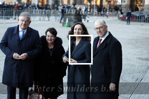 Amsterdam 17 januari 2023
Nieuwjaarsreceptie van Koning Willem Alexander en Koningin Maxima op paleis op de dam. De 4 burgemeesters van de grote steden . Jan v Zanen (Den Haag) Sharon Dijksma (Utrecht) Femke Halsema (Amsterdam) en Aboutaleb ( Rotterdam)