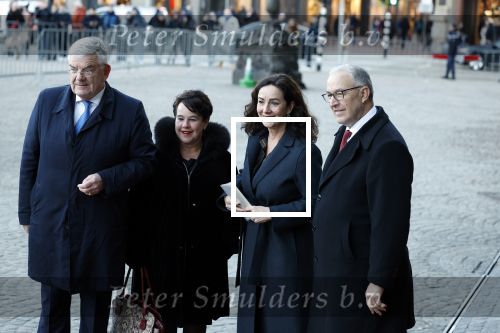 Amsterdam 17 januari 2023
Nieuwjaarsreceptie van Koning Willem Alexander en Koningin Maxima op paleis op de dam. De 4 burgemeesters van de grote steden . Jan v Zanen (Den Haag) Sharon Dijksma (Utrecht) Femke Halsema (Amsterdam) en Aboutaleb ( Rotterdam)