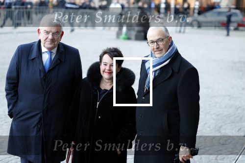 Amsterdam 17 januari 2023
Nieuwjaarsreceptie van Koning Willem Alexander en Koningin Maxima op paleis op de dam. De 4 burgemeesters van de grote steden . Jan v Zanen (Den Haag) Sharon Dijksma (Utrecht) Femke Halsema (Amsterdam) en Aboutaleb ( Rotterdam)