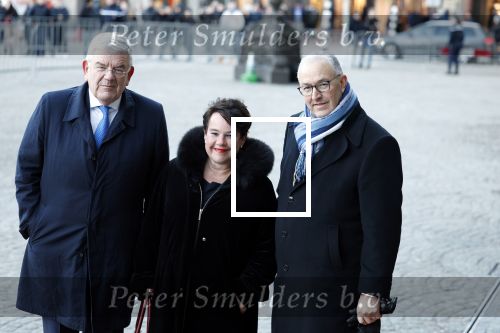 Amsterdam 17 januari 2023
Nieuwjaarsreceptie van Koning Willem Alexander en Koningin Maxima op paleis op de dam. De 4 burgemeesters van de grote steden . Jan v Zanen (Den Haag) Sharon Dijksma (Utrecht) Femke Halsema (Amsterdam) en Aboutaleb ( Rotterdam)