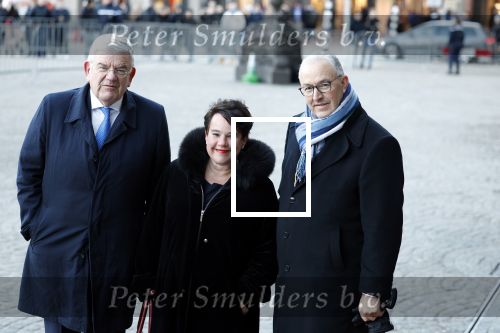 Amsterdam 17 januari 2023
Nieuwjaarsreceptie van Koning Willem Alexander en Koningin Maxima op paleis op de dam. De 4 burgemeesters van de grote steden . Jan v Zanen (Den Haag) Sharon Dijksma (Utrecht) Femke Halsema (Amsterdam) en Aboutaleb ( Rotterdam)