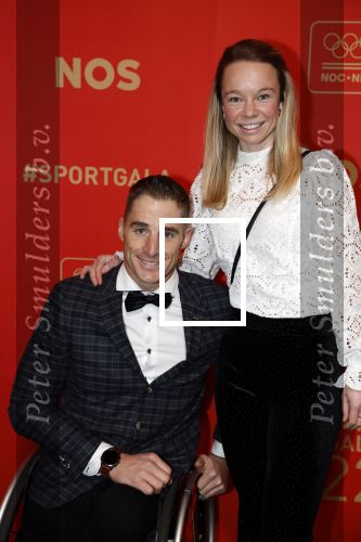 Amsterdam 21 december 2022
Sportman en Sportvrouw van het jaar Gala in AFAS Live. Jetze Plat met partner
