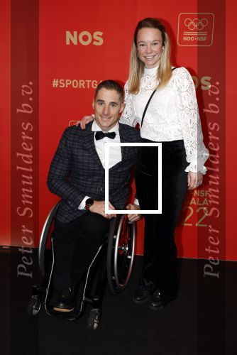 Amsterdam 21 december 2022
Sportman en Sportvrouw van het jaar Gala in AFAS Live. Jetze Plat met partner
