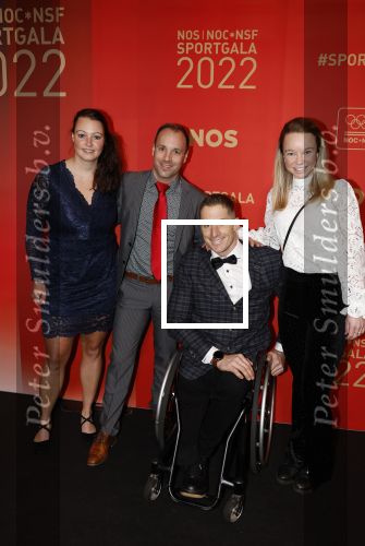 Amsterdam 21 december 2022
Sportman en Sportvrouw van het jaar Gala in AFAS Live. Jetze Plat met partner