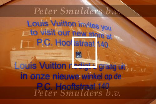 Amsterdam 28 juni 2022
Louis Vuitton winkel in aanbouw