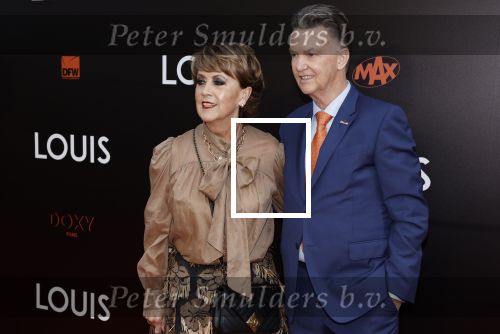 Amsterdam 11 april 2022
Premiere documentaire Louis  over het leven van Louis v Gaal in Tuschinski. Louis kwam samen met zijn vrouw Truus.