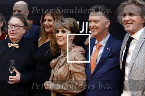 Amsterdam 11 april 2022
Premiere documentaire Louis  over het leven van Louis v Gaal in Tuschinski. Louis kwam samen met zijn vrouw Truus.