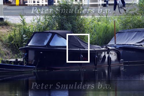 Alkmaar 29 juli 2022
Appartement Marco Borsato . Voor zijn huis ligt zijn boot / sloep