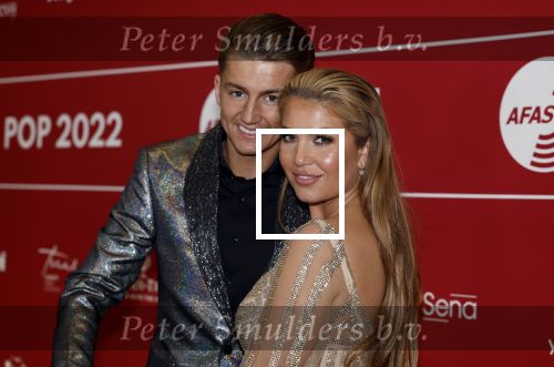 Leusden 11 april 2022
Uitreiking van de edisons in het AFAS theater.
Mart Hoogkamer kwam met zijn vriendin Jennifer v Ooijen