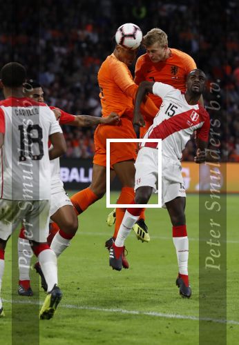 Amsterdam, 6 September 2018
Nederland-Peru, eindstand 2-1
Matthijs de Ligt en Virgil v Dijk