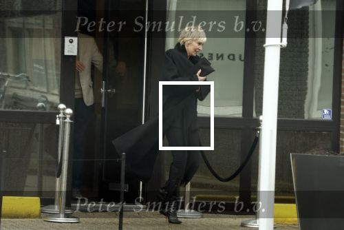 Amsterdam 31 maart 2022
Monique des Bouvrie bij pand Mart Visser