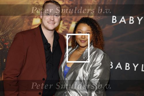 Amsterdam 9 januari 2022
Premiere Babylon in Tuschinski.
Noel v Kleef met haar vriend Thom
