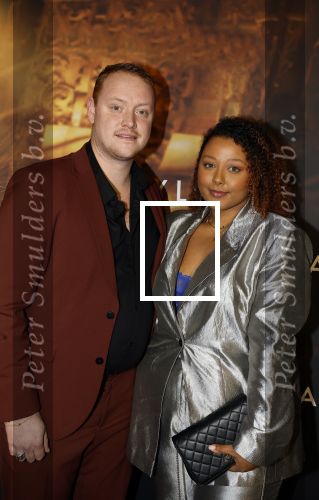 Amsterdam 9 januari 2022
Premiere Babylon in Tuschinski.
Noel v Kleef met haar vriend Thom