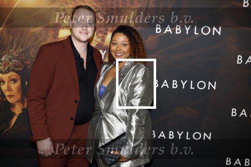 Amsterdam 9 januari 2022
Premiere Babylon in Tuschinski.
Noel v Kleef met haar vriend Thom