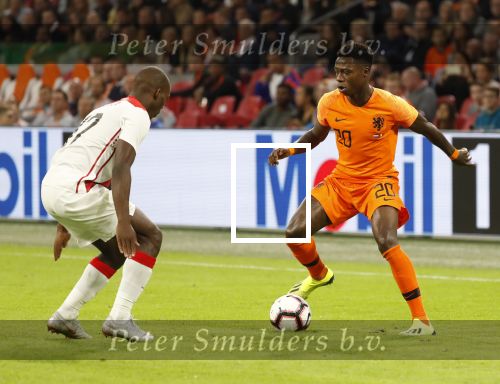 Amsterdam, 6 September 2018
Nederland-Peru, eindstand 2-1
Quincy Promes