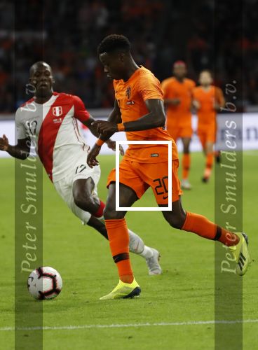 Amsterdam, 6 September 2018
Nederland-Peru, eindstand 2-1
Quincy Promes