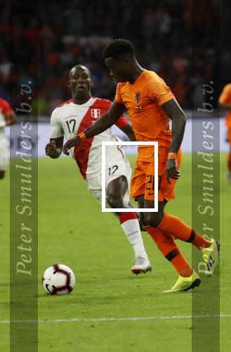 Amsterdam, 6 September 2018
Nederland-Peru, eindstand 2-1
Quincy Promes