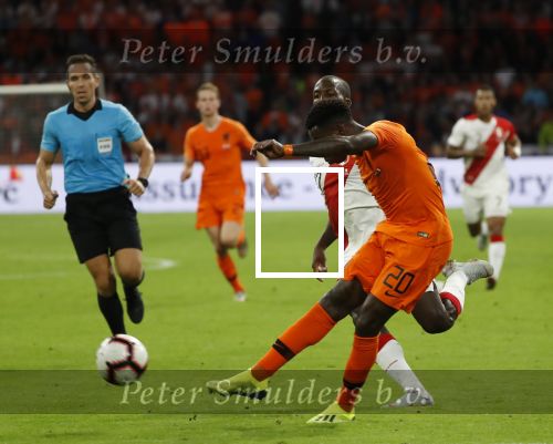 Amsterdam, 6 September 2018
Nederland-Peru, eindstand 2-1
Quincy Promes