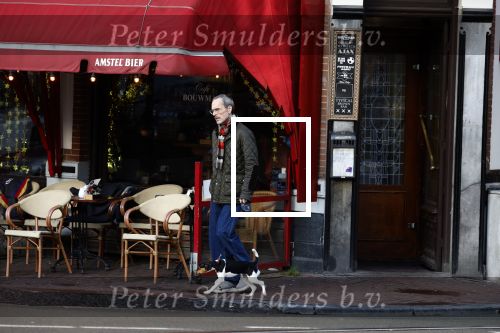 Amsterdam 2 januari 2023
Rolf Snoeren ( Victor en Rolf) wandelt met zijn hond door het centrum van Amsterdam