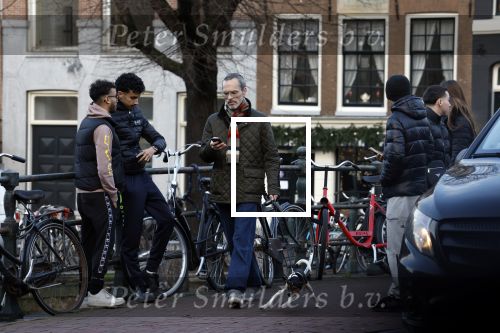 Amsterdam 2 januari 2023
Rolf Snoeren ( Victor en Rolf) wandelt met zijn hond door het centrum van Amsterdam