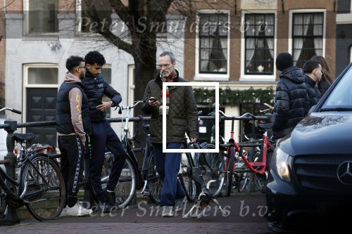 Amsterdam 2 januari 2023
Rolf Snoeren ( Victor en Rolf) wandelt met zijn hond door het centrum van Amsterdam