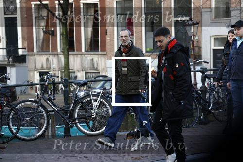 Amsterdam 2 januari 2023
Rolf Snoeren ( Victor en Rolf) wandelt met zijn hond door het centrum van Amsterdam