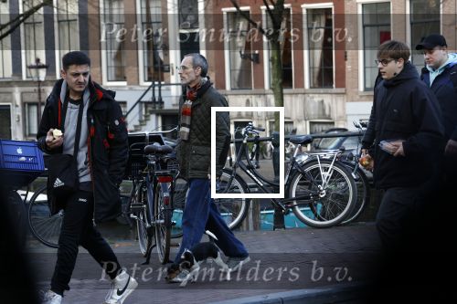 Amsterdam 2 januari 2023
Rolf Snoeren ( Victor en Rolf) wandelt met zijn hond door het centrum van Amsterdam