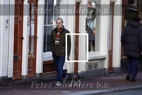 Amsterdam 2 januari 2023
Rolf Snoeren ( Victor en Rolf) wandelt met zijn hond door het centrum van Amsterdam