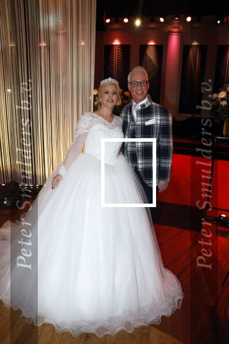 Hilversum 10 april 2022
Trouwen Rudolph v Veen en zijn vrouw Simone bij studio 21 op het mediapark .