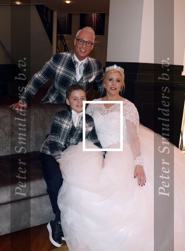 Hilversum 10 april 2022
Trouwen Rudolph v Veen en zijn vrouw Simone bij studio 21 op het mediapark .
