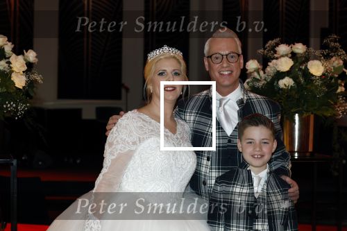 Hilversum 10 april 2022
Trouwen Rudolph v Veen en zijn vrouw Simone bij studio 21 op het mediapark .