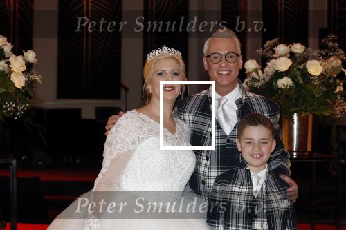 Hilversum 10 april 2022
Trouwen Rudolph v Veen en zijn vrouw Simone bij studio 21 op het mediapark .