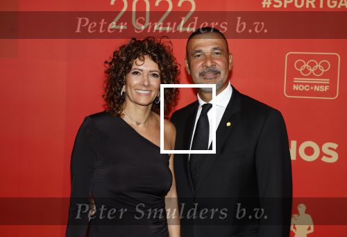 Amsterdam 21 december 2022
Sportman en Sportvrouw van het jaar Gala in AFAS Live. Ruud Gullit met zijn vriendin Karin de Rooij