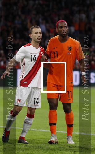 Amsterdam, 6 September 2018
Nederland-Peru, eindstand 2-1
Ryan Babel