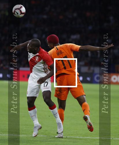 Amsterdam, 6 September 2018
Nederland-Peru, eindstand 2-1
Ryan Babel