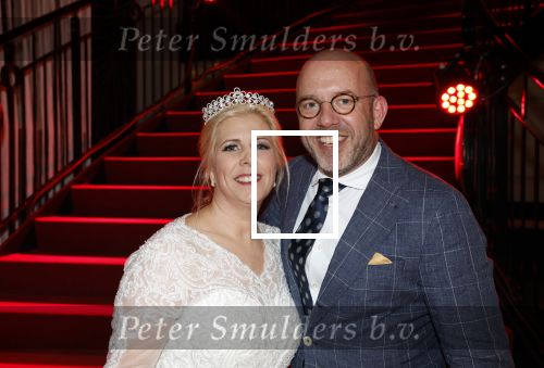 Hilversum 10 april 2022
Trouwen Rudolph v Veen en zijn vrouw Simone bij studio 21 op het mediapark . Broer Simone met gezin