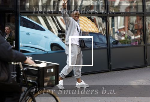 Amsterdam 11 april 2022
Steven Bergwijn in zijn Lamborghini Urus in Amsterdam zuid