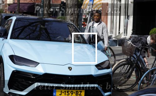 Amsterdam 11 april 2022
Steven Bergwijn in zijn Lamborghini Urus in Amsterdam zuid