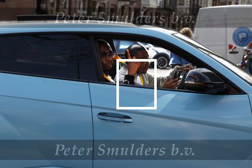 Amsterdam 11 april 2022
Steven Bergwijn in zijn Lamborghini Urus in Amsterdam zuid