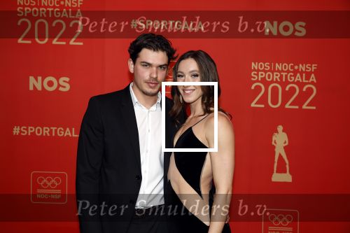 Amsterdam 21 december 2022
Sportman en Sportvrouw van het jaar Gala in AFAS Live. Suzanne Schulting kwam met haar vriend Sam v Royen
