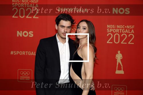 Amsterdam 21 december 2022
Sportman en Sportvrouw van het jaar Gala in AFAS Live. Suzanne Schulting kwam met haar vriend Sam v Royen