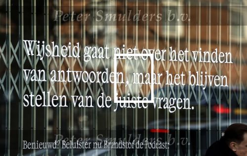 Amsterdam 13 februari 2022
tekst over wijsheid op raam