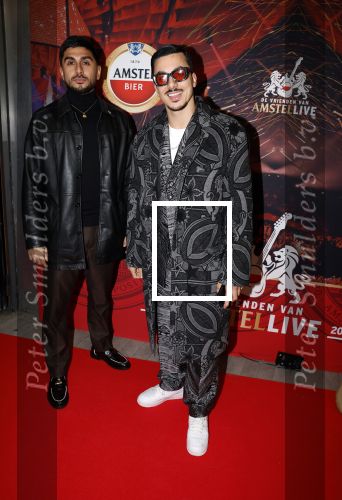 Rotterdam 5 januari 2023
25 jaar vrienden van Amstel Live in ahoy.
Timor Steffens met een kennis